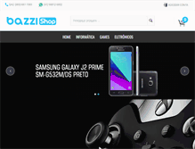 Tablet Screenshot of bazzishop.com.br
